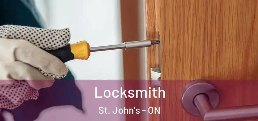 Locksmith St. John's - ON